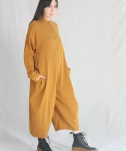 Black Crane Sale Lantern Jumpsuit Gold