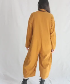 Black Crane Sale Lantern Jumpsuit Gold