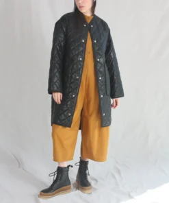 Nomia Oversize Quilted Liner Faux Leather