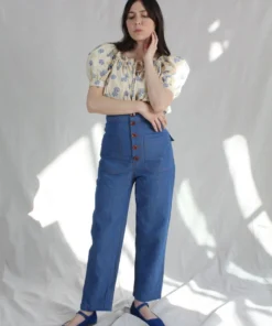 Caron Callahan Shirts And Blouses Elaina Top Shibori Silk Cotton