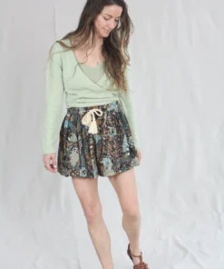 Misha & Puff Bouclé Rehearsal Wrap Limestone New Arrivals