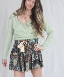 Misha & Puff Bouclé Rehearsal Wrap Limestone New Arrivals