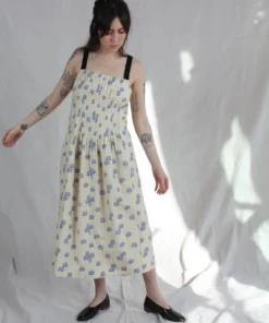 Caron Callahan Virginia Dress Shibori Silk Cotton