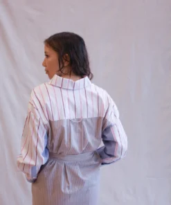 No.6 Devon Dress Stripe Combo