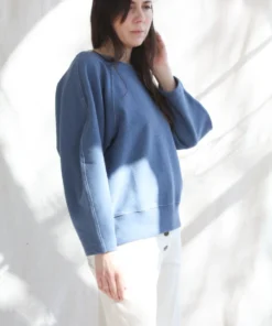 Mara Hoffman Blake Sweatshirt Blue