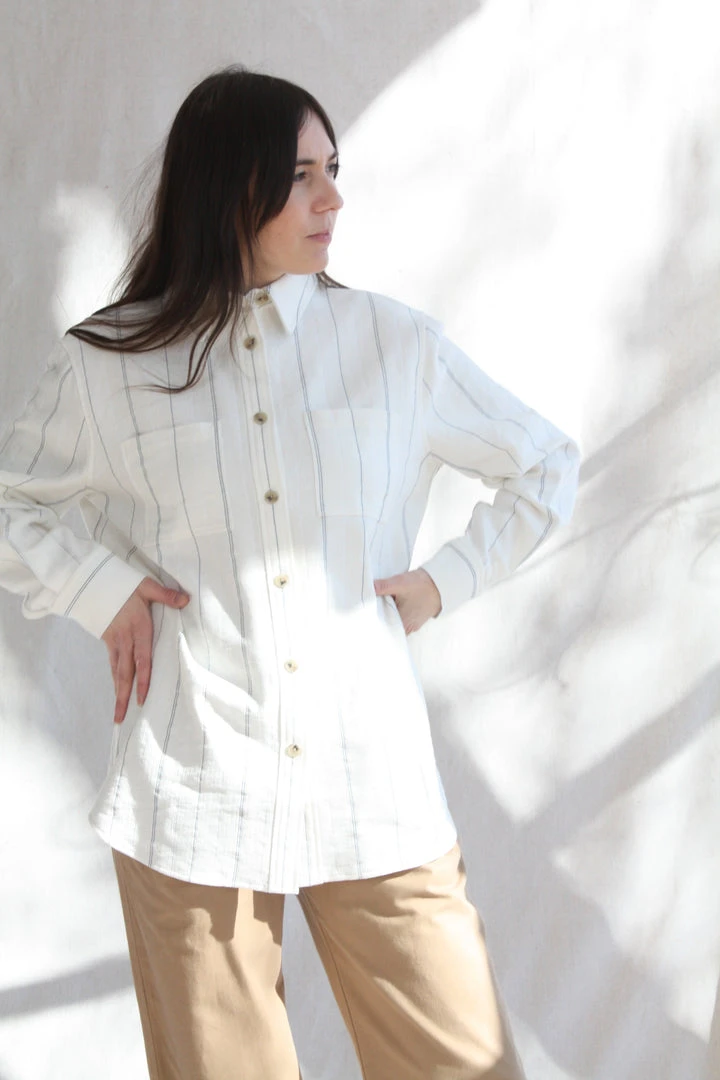 Mara Hoffman Adele Top Polsen Stripe Shirts And Blouses 5 Mara Hoffman Adele Top Polsen Stripe Shirts And Blouses