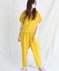 Black Crane Carpenter Pant Gold New Arrivals