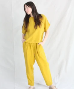 Black Crane Carpenter Pant Gold New Arrivals