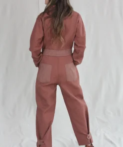 Caron Callahan Skillman Jumpsuit Clay 12 Caron Callahan Skillman Jumpsuit Clay