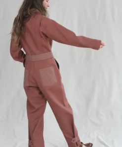 Caron Callahan Skillman Jumpsuit Clay 11 Caron Callahan Skillman Jumpsuit Clay