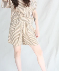 Black Crane New Arrivals Carpenter Short Thin Stripe