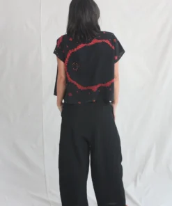 Anntian Asymetric Top Panel Print Q New Arrivals