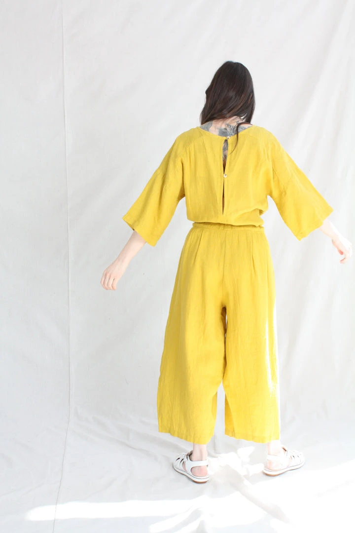 Black Crane Pea Jumpsuit Gold 7 Black Crane Pea Jumpsuit Gold