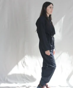Nomia Zip Front Jumpsuit Midnight Sale