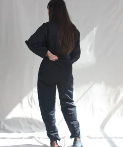Nomia Zip Front Jumpsuit Midnight Sale