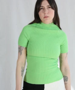 Giu Giu Tees And Tanks Nonna Jewel Tee Celery