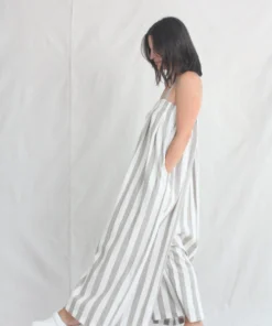 Black Crane Wide Jumper Wide Stripe