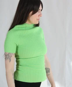 Giu Giu Tees And Tanks Nonna Jewel Tee Celery