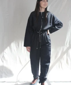 Nomia Zip Front Jumpsuit Midnight Sale
