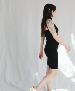 Giu Giu Nonna Slip Dress Onyx