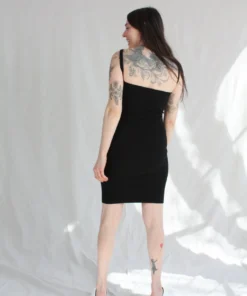 Giu Giu Nonna Slip Dress Onyx