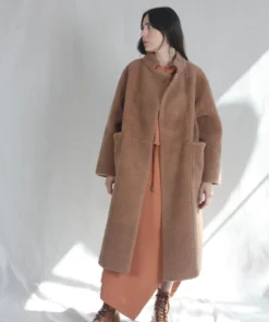 Apiece Apart Outerwear Cloud Walk Coat Camel