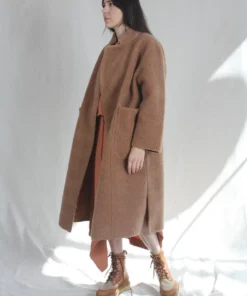 Apiece Apart Outerwear Cloud Walk Coat Camel