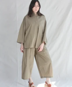 Black Crane Wide Pants Clay New Arrivals