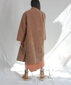 Apiece Apart Outerwear Cloud Walk Coat Camel