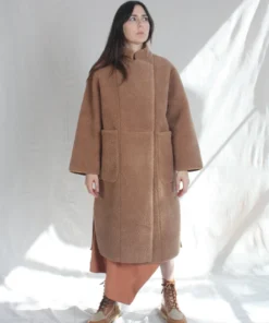 Apiece Apart Outerwear Cloud Walk Coat Camel