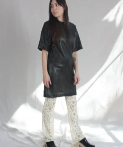 Nomia Long Flared Pants Ivory Lace