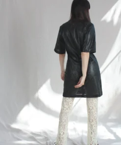 Nomia Long Flared Pants Ivory Lace