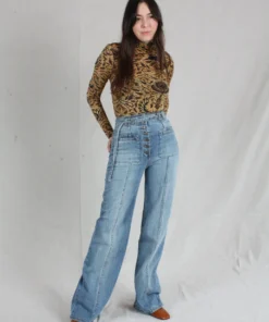 Ulla Johnson Abrams Jean Medium Wash Denim