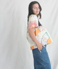 Carleen Square Neck Shirt Vintage