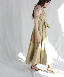 Ulla Johnson Joni Dress Khaki Sale
