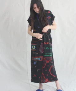 Anntian Simple Dress AO Print Q