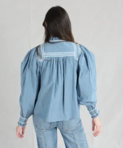 Ulla Johnson Shirts And Blouses Abigail Blouse Chambray