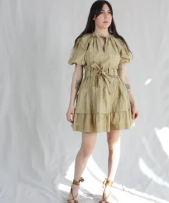 Ulla Johnson Mica Dress Khaki Dresses