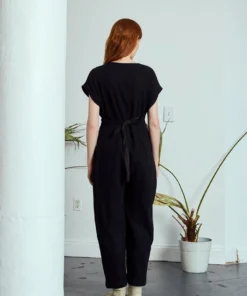 Rujuta Sheth Venus Wrap Jumper Black Jumpsuits 7 Rujuta Sheth Venus Wrap Jumper Black Jumpsuits