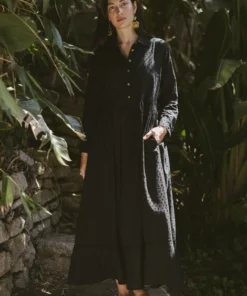 Natalie Martin Dresses Heath Dress Black Swiss Dot