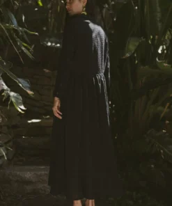 Natalie Martin Dresses Heath Dress Black Swiss Dot