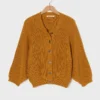 Misha & Puff New Arrivals Fisherman Cardigan Marigold