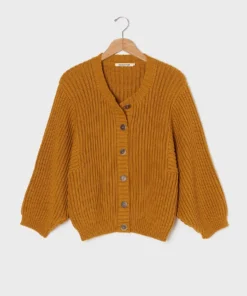 Misha & Puff New Arrivals Fisherman Cardigan Marigold