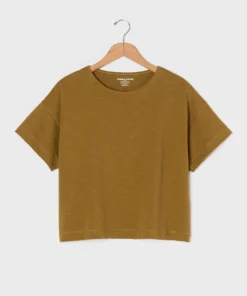 Misha & Puff Cotton Twist Tee Antique Brass New Arrivals