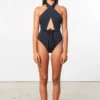 Mara Hoffman Swim Roni One Piece Nero