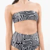 Mara Hoffman Swim Lydia Bikini Bottom Black And White