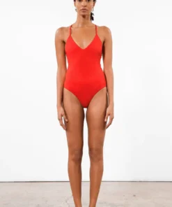 Mara Hoffman Emma One Piece Red