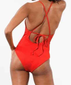 Mara Hoffman Emma One Piece Red