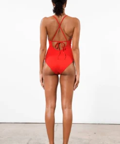 Mara Hoffman Emma One Piece Red