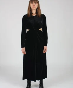 Rachel Comey Mast Dress Black Velvet Dresses